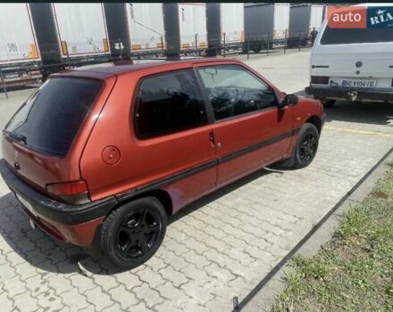 Червоний Пежо 106, об'ємом двигуна 1.12 л та пробігом 157 тис. км за 1400 $, фото 1 на Automoto.ua