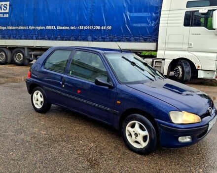 Синий Пежо 106, объемом двигателя 1.1 л и пробегом 0 тыс. км за 950 $, фото 5 на Automoto.ua
