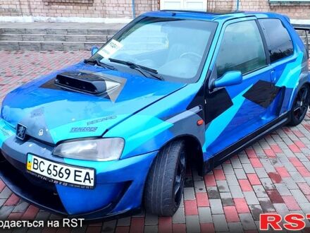 Синий Пежо 106, объемом двигателя 1 л и пробегом 215 тыс. км за 1700 $, фото 1 на Automoto.ua