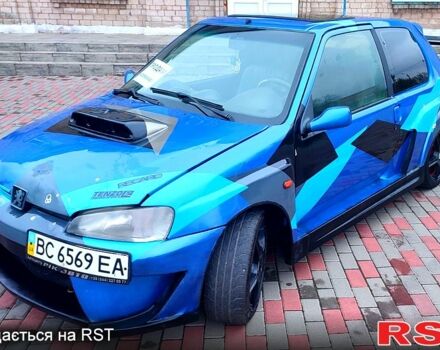 Синий Пежо 106, объемом двигателя 1 л и пробегом 215 тыс. км за 1700 $, фото 1 на Automoto.ua