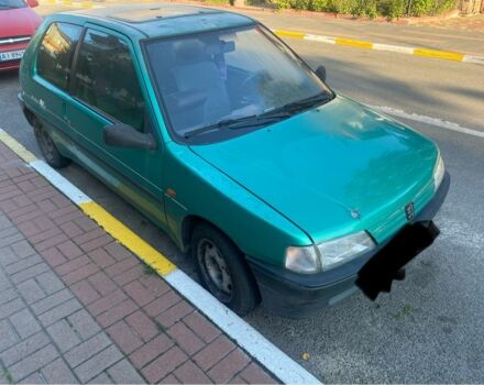 Зелений Пежо 106, об'ємом двигуна 1 л та пробігом 220 тис. км за 1200 $, фото 3 на Automoto.ua
