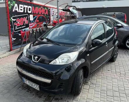 Черный Пежо 107, объемом двигателя 1 л и пробегом 86 тыс. км за 4300 $, фото 1 на Automoto.ua