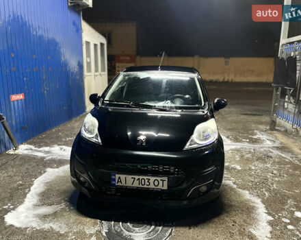 Черный Пежо 107, объемом двигателя 1 л и пробегом 177 тыс. км за 5500 $, фото 1 на Automoto.ua