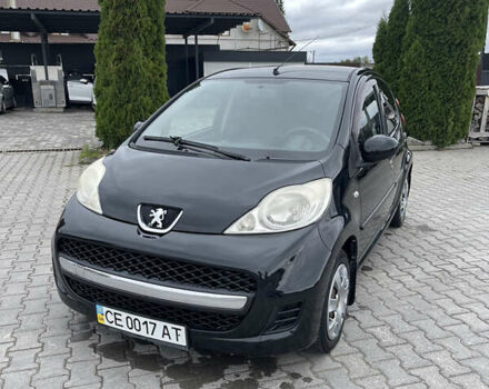 Черный Пежо 107, объемом двигателя 1 л и пробегом 102 тыс. км за 4400 $, фото 1 на Automoto.ua