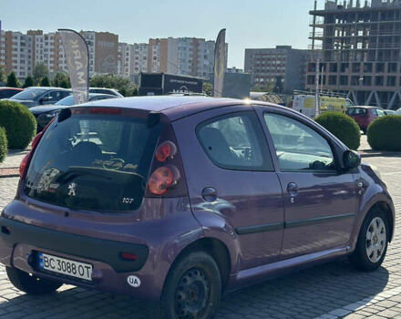 Фіолетовий Пежо 107, об'ємом двигуна 1 л та пробігом 102 тис. км за 5800 $, фото 3 на Automoto.ua