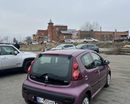 Фіолетовий Пежо 107, об'ємом двигуна 1 л та пробігом 72 тис. км за 7000 $, фото 3 на Automoto.ua