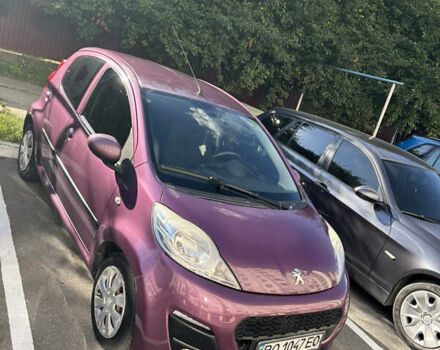 Фіолетовий Пежо 107, об'ємом двигуна 1 л та пробігом 103 тис. км за 6350 $, фото 1 на Automoto.ua