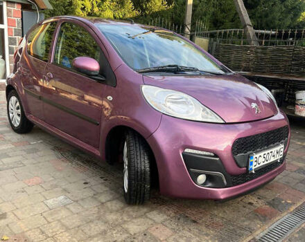 Фиолетовый Пежо 107, объемом двигателя 1 л и пробегом 82 тыс. км за 5800 $, фото 1 на Automoto.ua