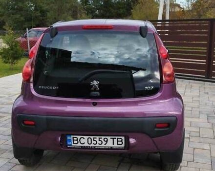 Фиолетовый Пежо 107, объемом двигателя 1 л и пробегом 43 тыс. км за 7100 $, фото 3 на Automoto.ua