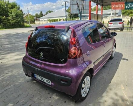 Фіолетовий Пежо 107, об'ємом двигуна 1 л та пробігом 69 тис. км за 6500 $, фото 4 на Automoto.ua