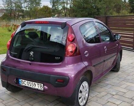 Фиолетовый Пежо 107, объемом двигателя 1 л и пробегом 43 тыс. км за 7100 $, фото 5 на Automoto.ua