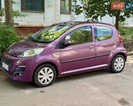 Фіолетовий Пежо 107, об'ємом двигуна 1 л та пробігом 41 тис. км за 7400 $, фото 1 на Automoto.ua