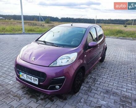 Фиолетовый Пежо 107, объемом двигателя 1 л и пробегом 111 тыс. км за 6800 $, фото 1 на Automoto.ua