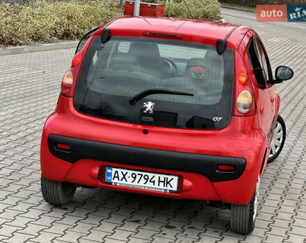 Червоний Пежо 107, об'ємом двигуна 1 л та пробігом 149 тис. км за 3999 $, фото 63 на Automoto.ua