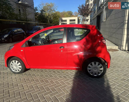 Красный Пежо 107, объемом двигателя 1 л и пробегом 151 тыс. км за 2999 $, фото 1 на Automoto.ua