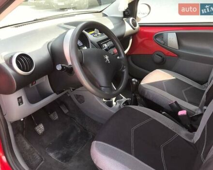Червоний Пежо 107, об'ємом двигуна 1 л та пробігом 92 тис. км за 4590 $, фото 11 на Automoto.ua
