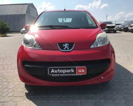 Красный Пежо 107, объемом двигателя 1 л и пробегом 92 тыс. км за 4590 $, фото 1 на Automoto.ua