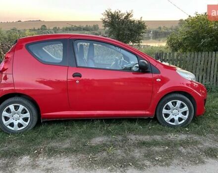Красный Пежо 107, объемом двигателя 1 л и пробегом 142 тыс. км за 4300 $, фото 1 на Automoto.ua