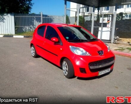 Красный Пежо 107, объемом двигателя 1 л и пробегом 156 тыс. км за 3850 $, фото 1 на Automoto.ua