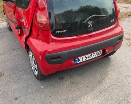 Красный Пежо 107, объемом двигателя 1 л и пробегом 172 тыс. км за 3500 $, фото 5 на Automoto.ua