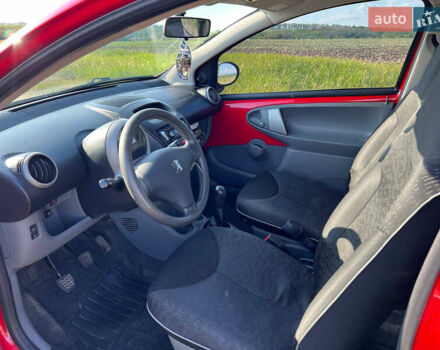 Червоний Пежо 107, об'ємом двигуна 1 л та пробігом 224 тис. км за 5200 $, фото 4 на Automoto.ua