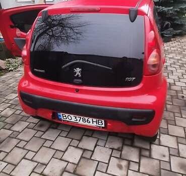 Красный Пежо 107, объемом двигателя 1 л и пробегом 161 тыс. км за 4700 $, фото 1 на Automoto.ua