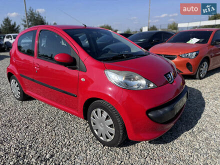 Красный Пежо 107, объемом двигателя 1 л и пробегом 139 тыс. км за 4200 $, фото 1 на Automoto.ua