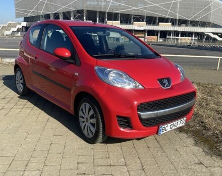 Красный Пежо 107, объемом двигателя 1 л и пробегом 172 тыс. км за 4990 $, фото 1 на Automoto.ua