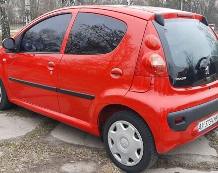 Красный Пежо 107, объемом двигателя 1 л и пробегом 160 тыс. км за 4800 $, фото 1 на Automoto.ua