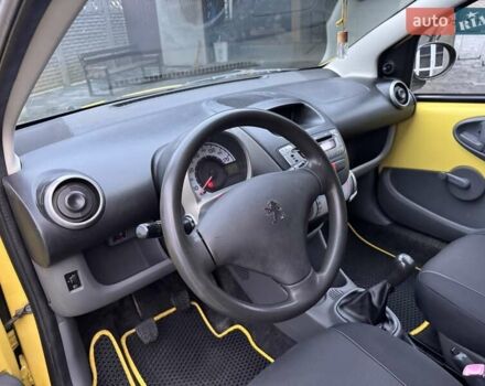 Желтый Пежо 107, объемом двигателя 1 л и пробегом 178 тыс. км за 3500 $, фото 22 на Automoto.ua