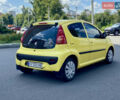Желтый Пежо 107, объемом двигателя 1 л и пробегом 62 тыс. км за 5400 $, фото 6 на Automoto.ua