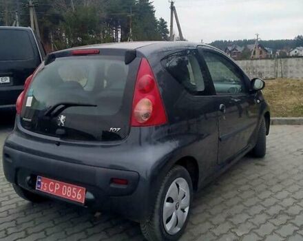 Серый Пежо 107, объемом двигателя 1 л и пробегом 112 тыс. км за 4200 $, фото 16 на Automoto.ua