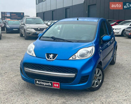 Синий Пежо 107, объемом двигателя 1 л и пробегом 96 тыс. км за 5440 $, фото 1 на Automoto.ua