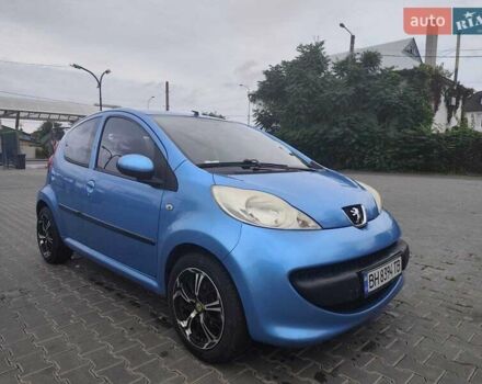 Синий Пежо 107, объемом двигателя 1 л и пробегом 147 тыс. км за 4400 $, фото 1 на Automoto.ua