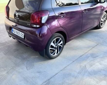 Фіолетовий Пежо 108, об'ємом двигуна 1 л та пробігом 63 тис. км за 9200 $, фото 2 на Automoto.ua