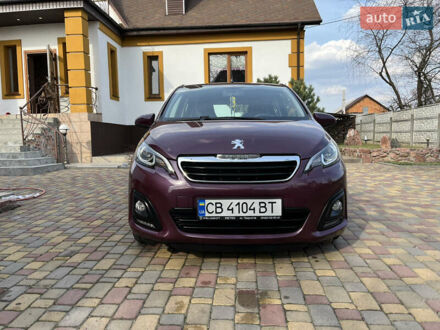 Фіолетовий Пежо 108, об'ємом двигуна 1 л та пробігом 66 тис. км за 8500 $, фото 1 на Automoto.ua