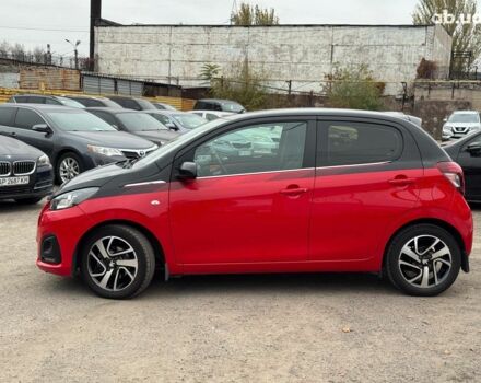 Красный Пежо 108, объемом двигателя 1 л и пробегом 54 тыс. км за 9390 $, фото 1 на Automoto.ua