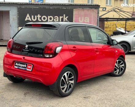 Красный Пежо 108, объемом двигателя 1 л и пробегом 54 тыс. км за 9390 $, фото 4 на Automoto.ua