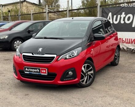 Красный Пежо 108, объемом двигателя 1 л и пробегом 54 тыс. км за 9390 $, фото 1 на Automoto.ua