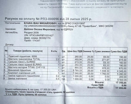 Синій Пежо 2008, об'ємом двигуна 1.6 л та пробігом 176 тис. км за 12000 $, фото 42 на Automoto.ua