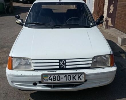 Белый Пежо 205, объемом двигателя 2 л и пробегом 285 тыс. км за 1500 $, фото 6 на Automoto.ua