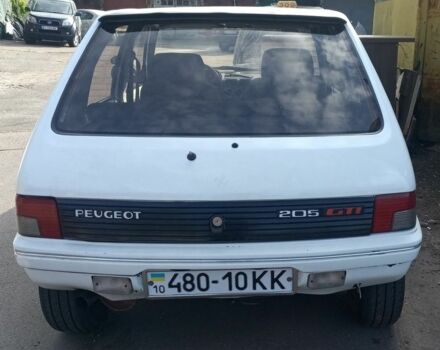 Белый Пежо 205, объемом двигателя 2 л и пробегом 285 тыс. км за 1500 $, фото 7 на Automoto.ua