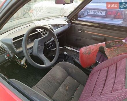 Червоний Пежо 205, об'ємом двигуна 1 л та пробігом 100 тис. км за 500 $, фото 1 на Automoto.ua