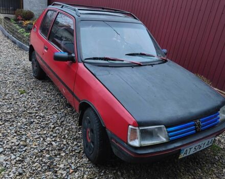 Красный Пежо 205, объемом двигателя 1.1 л и пробегом 1 тыс. км за 650 $, фото 1 на Automoto.ua