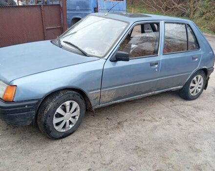 Серый Пежо 205, объемом двигателя 1.8 л и пробегом 250 тыс. км за 650 $, фото 1 на Automoto.ua