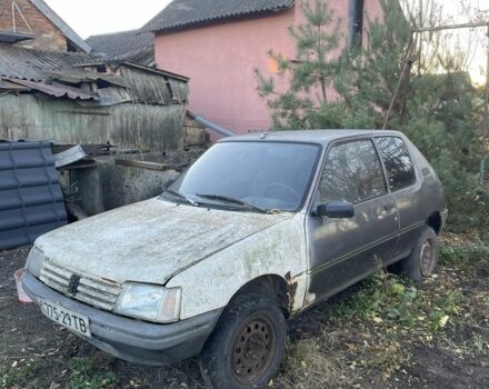Сірий Пежо 205, об'ємом двигуна 1.1 л та пробігом 200 тис. км за 500 $, фото 1 на Automoto.ua