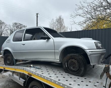 Сірий Пежо 205, об'ємом двигуна 0 л та пробігом 300 тис. км за 500 $, фото 3 на Automoto.ua