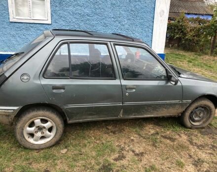 Серый Пежо 205, объемом двигателя 1.7 л и пробегом 200 тыс. км за 800 $, фото 3 на Automoto.ua