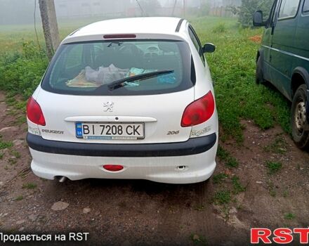 Білий Пежо 206, об'ємом двигуна 1.4 л та пробігом 0 тис. км за 4000 $, фото 1 на Automoto.ua
