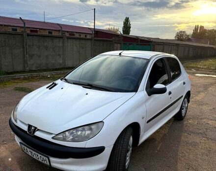 Білий Пежо 206, об'ємом двигуна 1.4 л та пробігом 220 тис. км за 3100 $, фото 1 на Automoto.ua